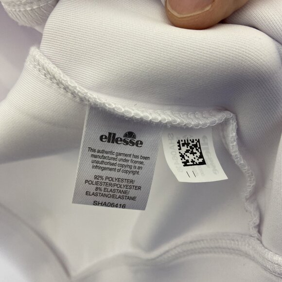 Ellesse Men XS White Blue Track Performance Jacket - Picture 4 of 9